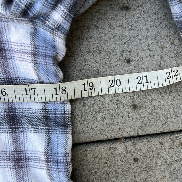 Anthropologie Holding Horses Willow Ridge Plaid Flannel Shirt W Swiss Dots Small - Picture 5 of 11
